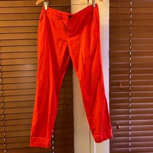 GAP red khakis